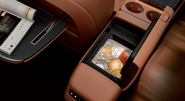 Four-Control In-Car Refrigerator